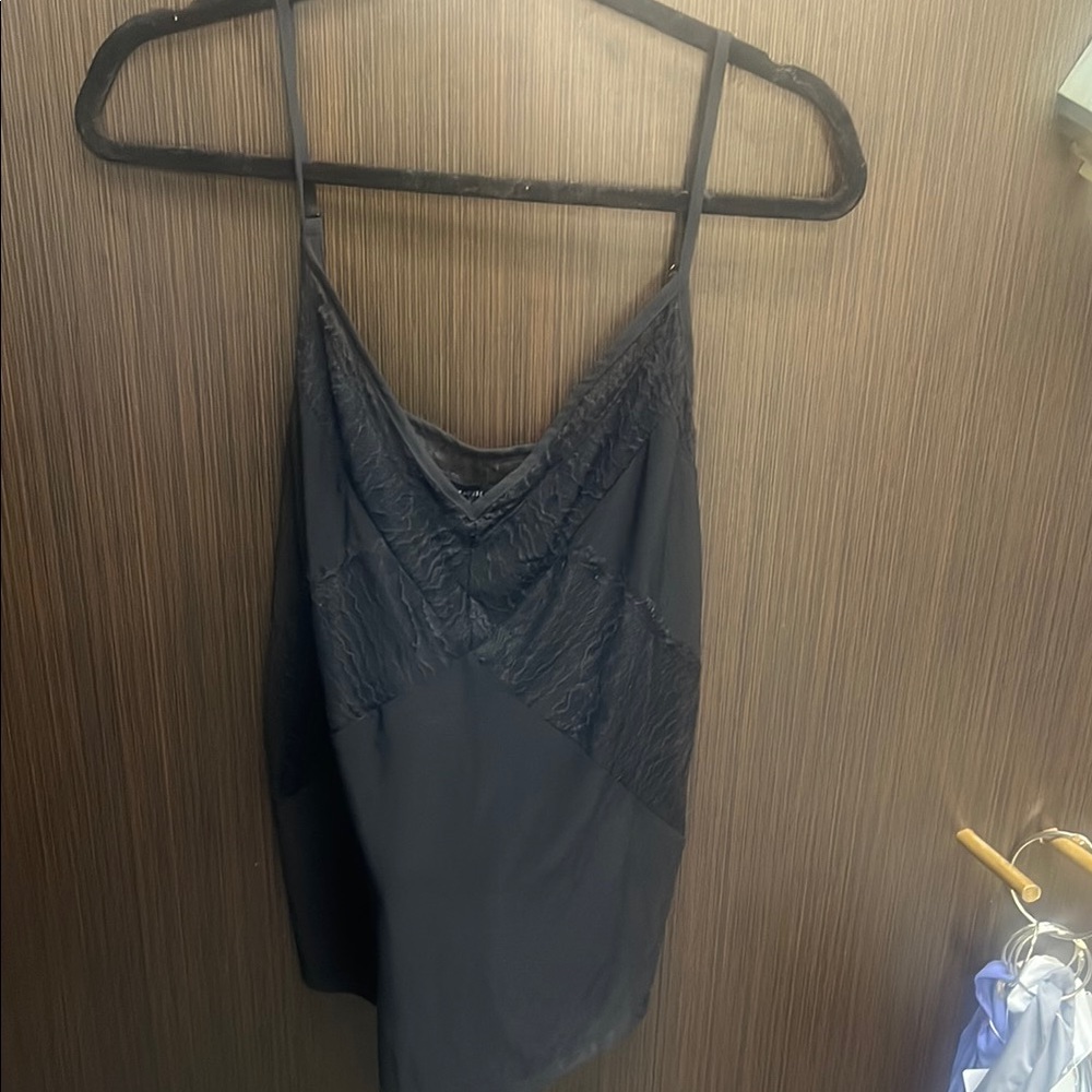 White House Black Market Black Camisole Sleek and Versatile